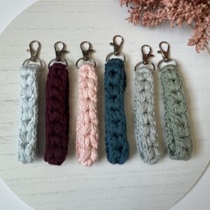 Emmer Crochet Keychain